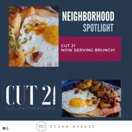 Weekend plans ✔️ @cut21revere serving brunch every weekend from 10:30-2:30! 
#500OceanAve #BeGreystar #BeyondExpectations Instagram post from @500OceanAvenue on October 02, 2021 11:45:54am