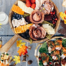 Our amenity spaces make the perfect setting to host your friends! Our residents @diamonino put together this beautiful spread yesterday to celebrate @datmoroccan birthday. 
#500OceanAve #FallVibes Instagram post from @500OceanAvenue on October 13, 2021 10:57:16am